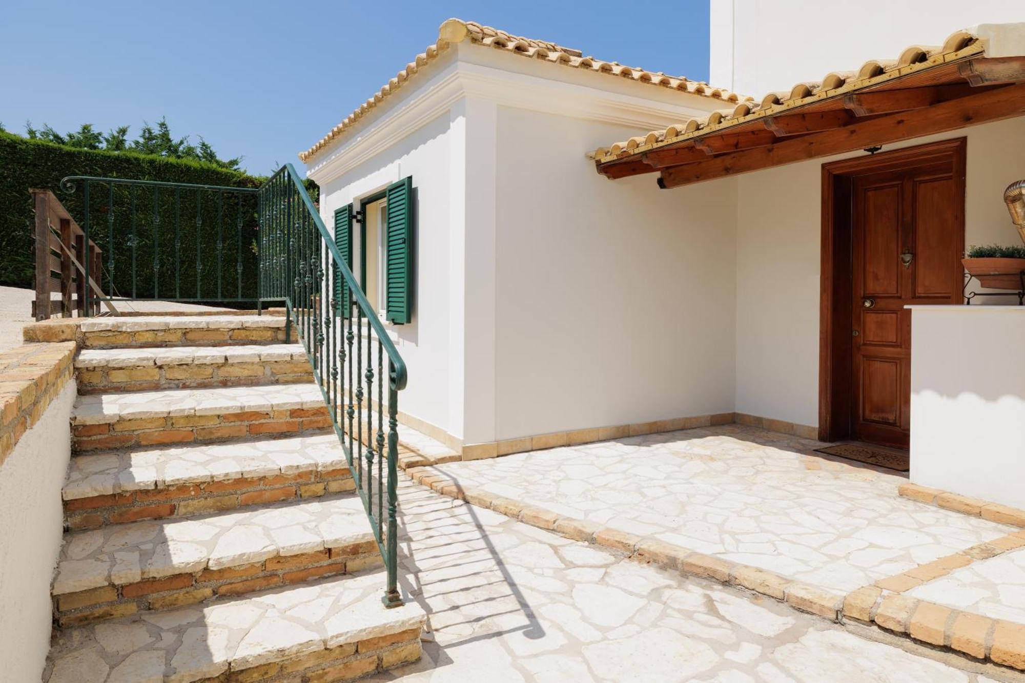 Beachfront Villa Victoras - With Private Beach Sidari  Exterior photo